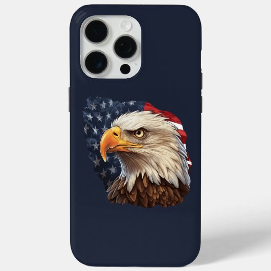 Coques Case-Mate iPhone Aigle américain drapeau américain (Verso)