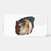 Coques Case-Mate iPhone Aigle américain drapeau américain (Verso (horizontal))