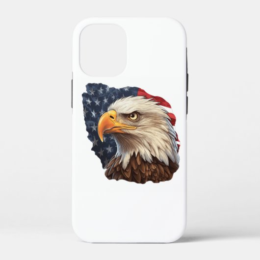Coques Case-Mate iPhone Aigle américain drapeau américain (Verso)