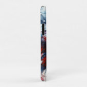 Coques Case-Mate iPhone Aigle américain patriotique (Dos/Droite)
