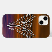 Coques Case-Mate iPhone Aigle argenté (Verso (horizontal))