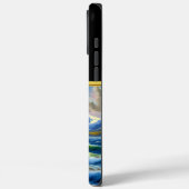 Coques Case-Mate iPhone Aigle au-dessus des vagues vibrantes au lever du s (Verso / Gauche)