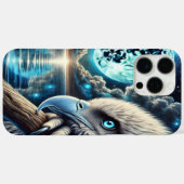 Coques Case-Mate iPhone Aigle de nuit sous l'océan céleste (Verso (horizontal))