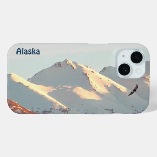 Coques Case-Mate iPhone Aigle d'hiver (Verso (horizontal))