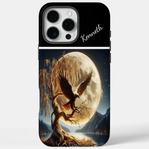 Coques iPhone 16 Pro Max Aigle d'or dans le saule