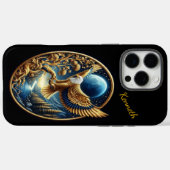 Coques Case-Mate iPhone Aigle d'or par Lune bleue (Verso (horizontal))