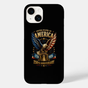 Coque Pour iPhone 14 Aigle du 250e anniversaire des États-Unis d'Amériq