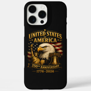 Coques iPhone 16 Pro Max Aigle du 250e anniversaire des États-Unis d'Amériq
