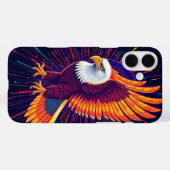 Coques Case-Mate iPhone Aigle énergétique en couleurs vives - Bold Mobile (Verso (horizontal))