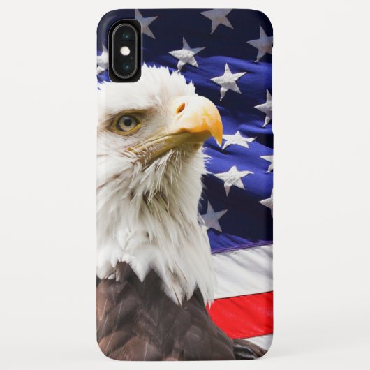 Coques Case-Mate iPhone Aigle et drapeau américains (Dos)
