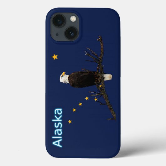Coques Case-Mate iPhone Aigle Et Drapeau De L'Alaska (Verso)