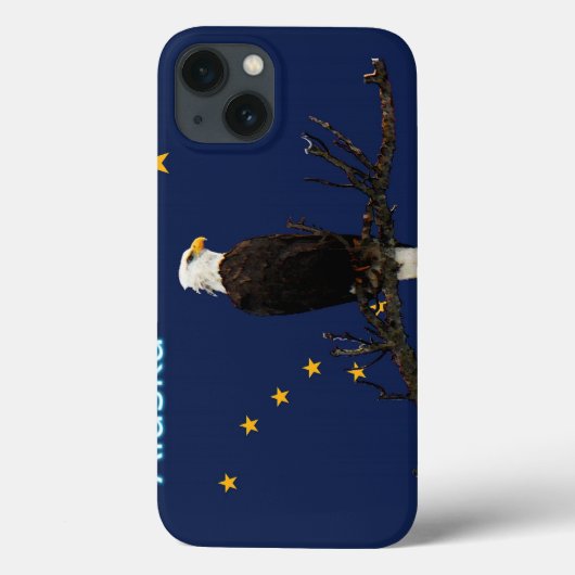 Coques Case-Mate iPhone Aigle Et Drapeau De L'Alaska (Verso)