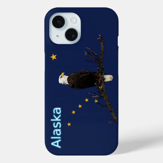 Coques Case-Mate iPhone Aigle Et Drapeau De L'Alaska (Verso)