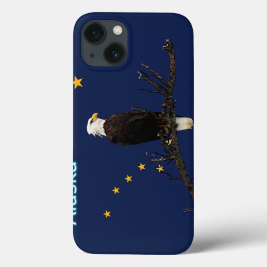 Coques Case-Mate iPhone Aigle Et Drapeau De L'Alaska (Verso)
