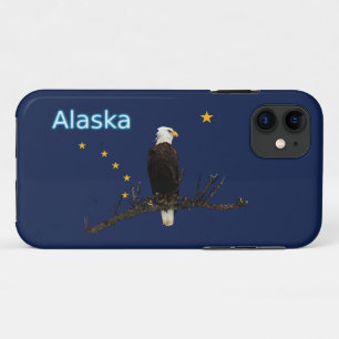 Coque Case-Mate Pour iPhone Aigle Et Drapeau De L'Alaska
