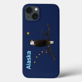 Coques Case-Mate iPhone Aigle Et Drapeau De L'Alaska (Verso)