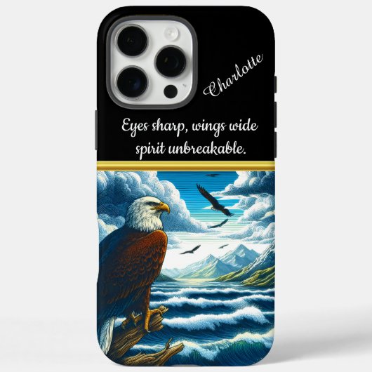 Coques Case-Mate iPhone Aigle majestueux contemplant les eaux tranquilles (Verso)