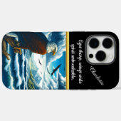 Coques Case-Mate iPhone Aigle majestueux contemplant les eaux tranquilles  (Verso (horizontal))