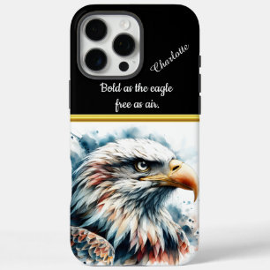 Coques iPhone 16 Pro Max Aigle majestueux dans un style aquarelle époustouf