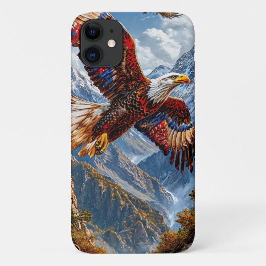 Coques Case-Mate iPhone Aigle majestueux oiseau volant esthétique faune (Dos)