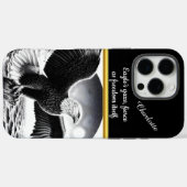 Coques Case-Mate iPhone Aigle majestueux survolant les vagues turbulentes  (Verso (horizontal))