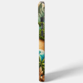 Coques Case-Mate iPhone Aigle Majestueux Tournant Au-Dessus De La Plage (Verso / Gauche)