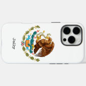 Coques Case-Mate iPhone Aigle mexicain personnalisé moderne (Verso (horizontal))