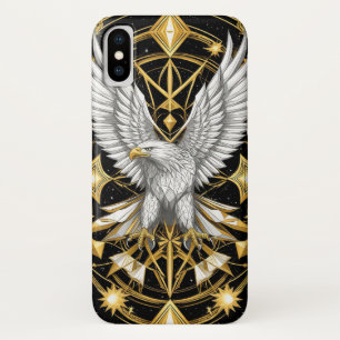 Case-Mate iPhone Case Aigle Ornemental Argenté