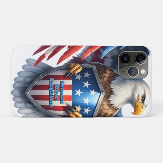 Coques Case-Mate iPhone Aigle patriotique (Dos (Horizontal))