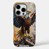 Coques Case-Mate iPhone Aigle resurgent, Ascent Flamme (Verso)
