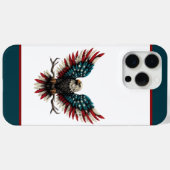 Coques Case-Mate iPhone Aigle rustique patriotique américain/américain cha (Verso (horizontal))