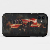 Coques Case-Mate iPhone Aigles, Ours, Loup, Drapeau américain Patriotique (Dos (Horizontal))