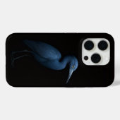 Coques Case-Mate iPhone Aigrette bleue Black 4 Luxe iPhone 15 Pro Mate (Verso (horizontal))