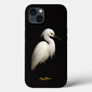 Case-Mate iPhone Case Aigrette neigeuse Black 4 Luxe iPhone 13, Élégance