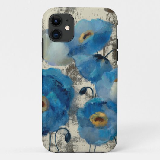 Coques Case-Mate iPhone Aigue-marine florale (Dos)