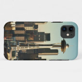 Coques Case-Mate iPhone Aiguille du centre d'horizon et d'espace de (Dos (Horizontal))