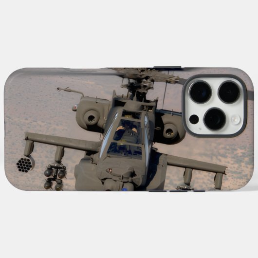 Coques Case-Mate iPhone Ailes aériennes d'hélicoptère Apache Destinée (Verso (horizontal))