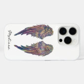 Coques Case-Mate iPhone Ailes Angel, Cute Whimsical Metallical Personnalis (Verso (horizontal))