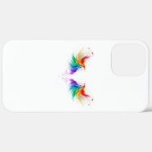 Coques Case-Mate iPhone Ailes arc-en-ciel douces (Retour (horizontal))