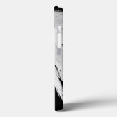 Coques Case-Mate iPhone AILES D'ANGE Gris Plumes Touchées Nom personnalisé (Verso / Gauche)