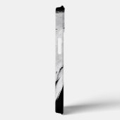 Coques Case-Mate iPhone AILES D'ANGE Gris Plumes Touchées Nom personnalisé (Verso / Droite)