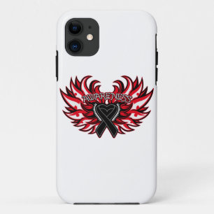 Etui iPhone Case-Mate Ailes de coeur de conscience de mélanome