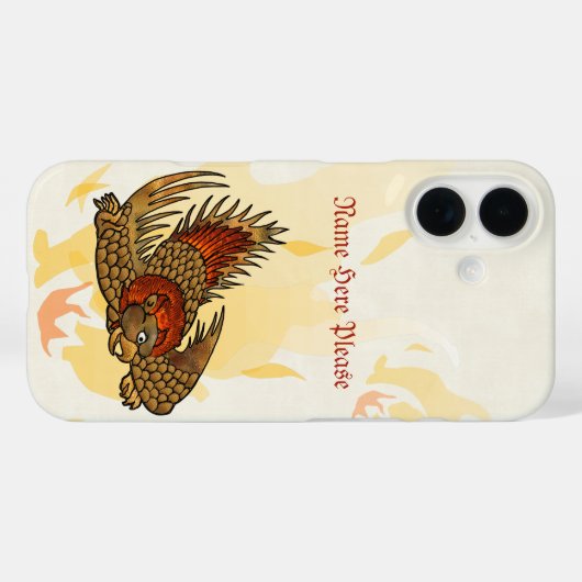 Coques Case-Mate iPhone Ailes De Feu (Verso (horizontal))