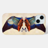 COQUES Case-Mate iPhone AILES D'UN MONOGRAMME ROULEUR EUROPÉEN (Verso (horizontal))