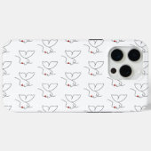 Coques Case-Mate iPhone Ailes émergentes - Papillon caché (Verso (horizontal))