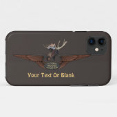 Coques Case-Mate iPhone Ailes pilotes de Moose Bush (Dos (Horizontal))