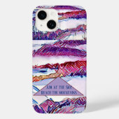 Coques Case-Mate iPhone Aim at Sky Reach the Mountains Snow Alps Birthday (Verso)