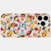 Coques Case-Mate iPhone Aime Ma Tribu (Verso (horizontal))