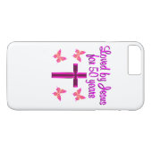 COQUES Case-Mate iPhone AIMÉ PAR JÉSUS PENDANT 50 ANS (Dos (Horizontal))