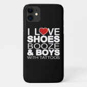 Coques Case-Mate iPhone Aimer Chaussures Booze Garçons avec tatouages (Dos)